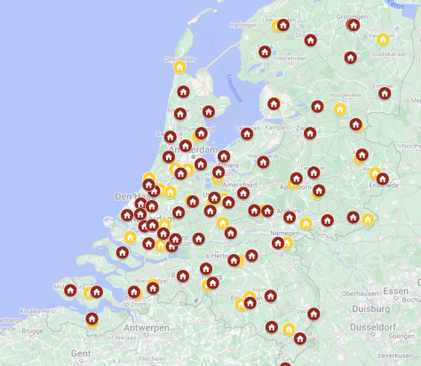 Kaartje samenwerkingsverbanden 2023