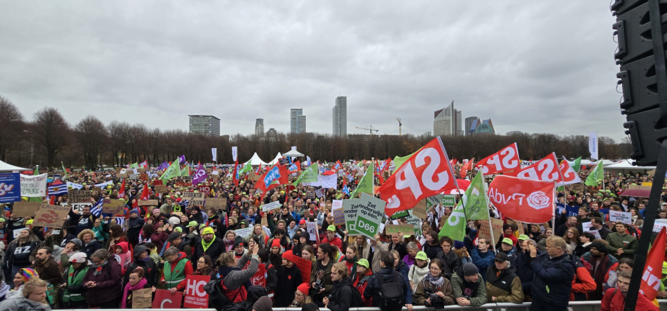 demo Malieveld hoger onderwijs november 2024 Thijs