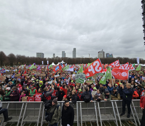 demo Malieveld hoger onderwijs november 2024 Thijs