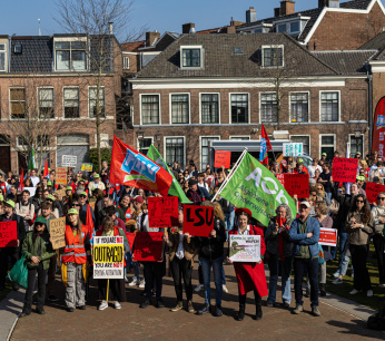 Leiden estafettestaking